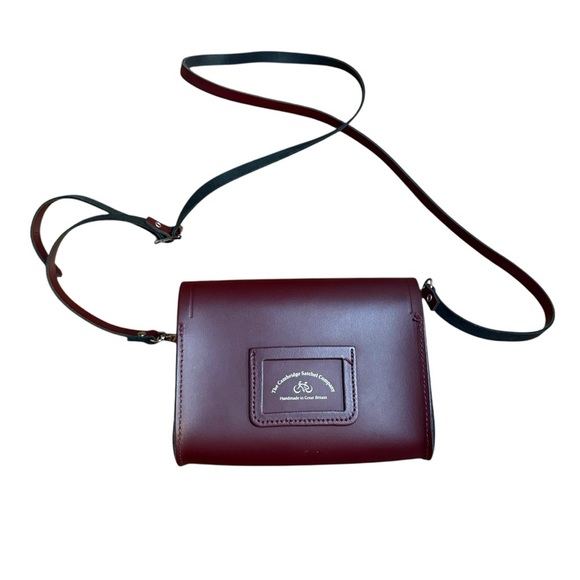 Cambridge Satchel|Women’s The Pushlock Leather Crossbody Bag Monogrammed( MJA) - Picture 5 of 13